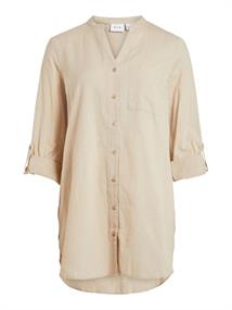 VICHELLIE L/S V-NECK TUNIC cement
