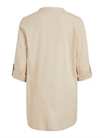 VICHELLIE L/S V-NECK TUNIC cement