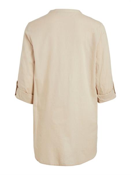 VICHELLIE L/S V-NECK TUNIC cement