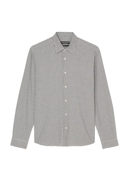 Vichy-Hemd regular multi-white cotton