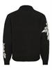 VICILIA HIGH NECK L/S JAQUARD TOP - NOOS black