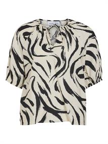 VICLO 2/4 V-NECK TOP - NOOS birch