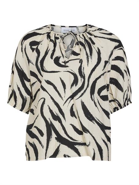 VICLO 2/4 V-NECK TOP - NOOS birch