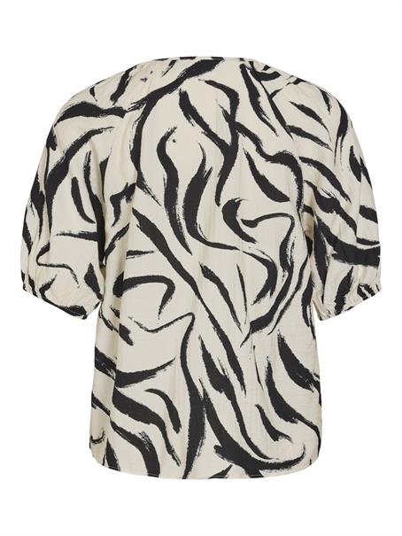 VICLO 2/4 V-NECK TOP - NOOS birch