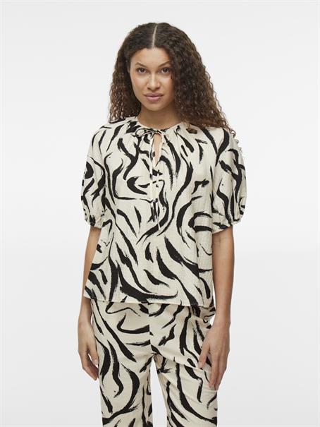 VICLO 2/4 V-NECK TOP - NOOS birch