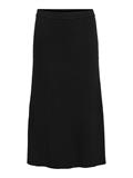 VICOMFY A-LINE KNIT SKIRT- NOOS black