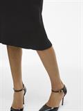 VICOMFY A-LINE KNIT SKIRT- NOOS black