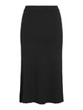 VICOMFY A-LINE KNIT SKIRT- NOOS black