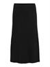 VICOMFY A-LINE KNIT SKIRT- NOOS black