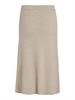 VICOMFY A-LINE KNIT SKIRT- NOOS natural melange