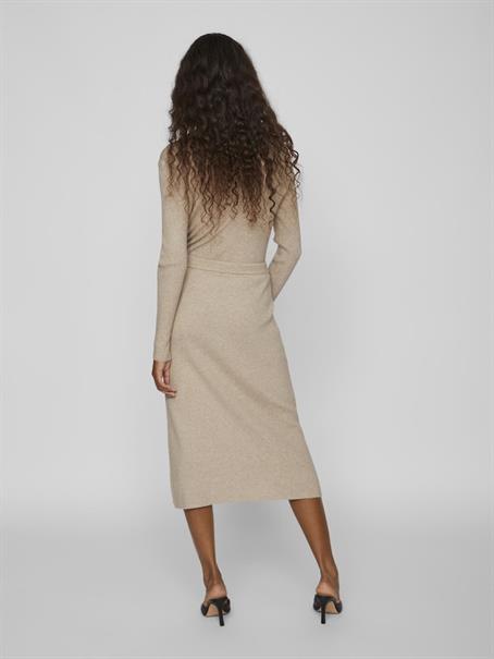 VICOMFY A-LINE KNIT SKIRT- NOOS natural melange