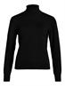 VICOMFY L/S ROLLNECK KNIT TOP/SU/PB black