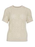 VICOTTI S/S O-NECK KNIT TOP - NOOS birch
