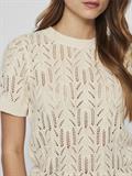 VICOTTI S/S O-NECK KNIT TOP - NOOS birch