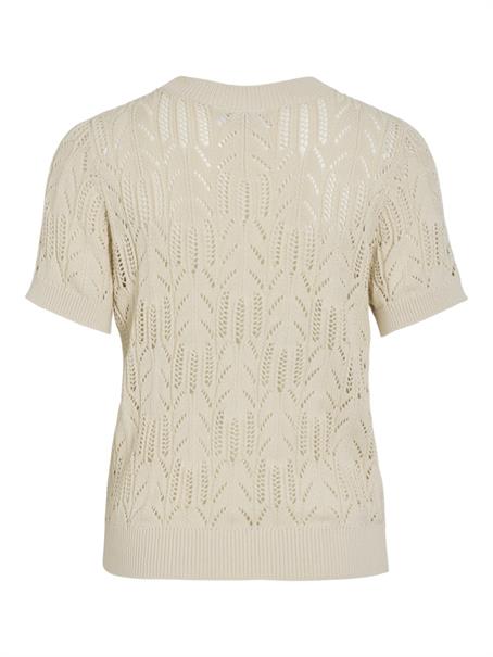 VICOTTI S/S O-NECK KNIT TOP - NOOS birch