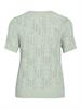 VICOTTI S/S O-NECK KNIT TOP - NOOS silt green