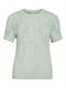 VICOTTI S/S O-NECK KNIT TOP - NOOS silt green