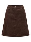 VICOURDIE HW A-LINE SKIRT/LC coffee bean