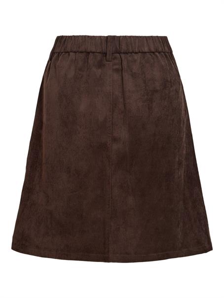 VICOURDIE HW A-LINE SKIRT/LC coffee bean
