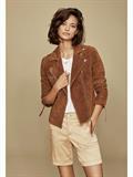 VICRIS SUEDE JACKET/SU - NOOS oak brown1