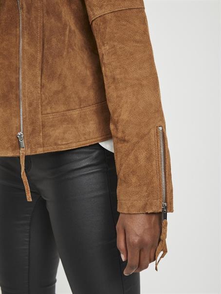 VICRIS SUEDE JACKET/SU - NOOS oak brown1