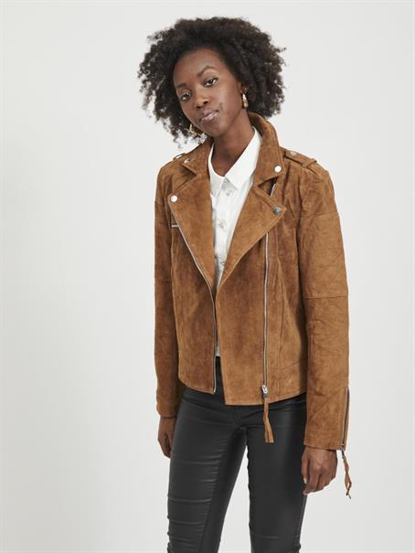 VICRIS SUEDE JACKET/SU - NOOS oak brown1