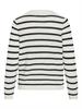 VIDALO O-NECK L/S KNIT CARDIGAN - NOOS white alyssum