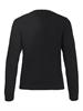 VIDALO O-NECK L/S KNIT TOP- NOOS black