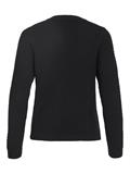 VIDALO O-NECK L/S KNIT TOP- NOOS black