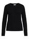 VIDALO O-NECK L/S KNIT TOP- NOOS black