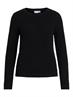 VIDALO O-NECK L/S KNIT TOP- NOOS black