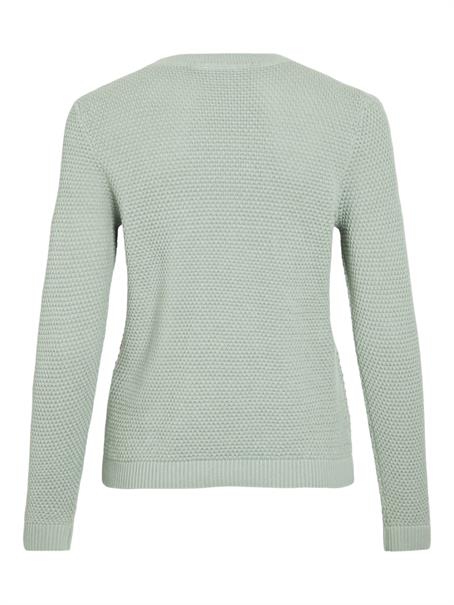 VIDALO O-NECK L/S KNIT TOP- NOOS blue surf