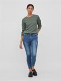 VIDALO O-NECK L/S KNIT TOP- NOOS laurel wreath