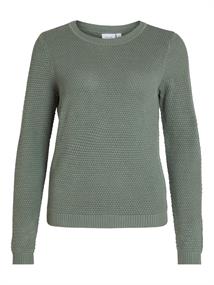 VIDALO O-NECK L/S KNIT TOP- NOOS laurel wreath