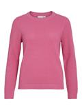 VIDALO O-NECK L/S KNIT TOP- NOOS sangria sunset