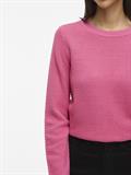 VIDALO O-NECK L/S KNIT TOP- NOOS sangria sunset