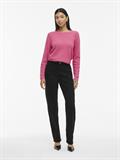 VIDALO O-NECK L/S KNIT TOP- NOOS sangria sunset