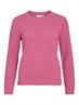 VIDALO O-NECK L/S KNIT TOP- NOOS sangria sunset