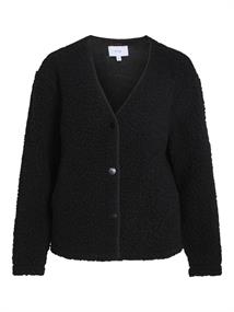 VIDANIA L/S TEDDY JACKET black