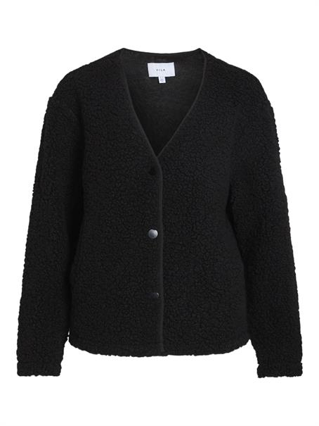 VIDANIA L/S TEDDY JACKET black
