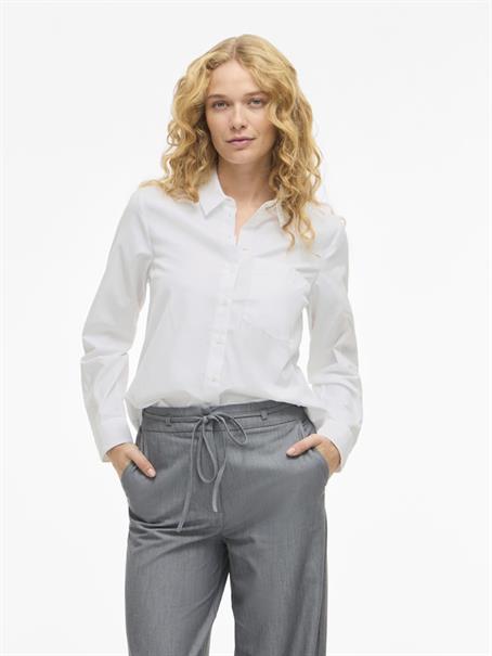 VIDARMA L/S REGULAR SHIRT - NOOS bright white