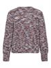 VIDIRMA REV V-NECK L/S KNIT TOP/1 bijou blue