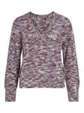 VIDIRMA REV V-NECK L/S KNIT TOP/1 bijou blue