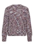 VIDIRMA REV V-NECK L/S KNIT TOP/1 bijou blue