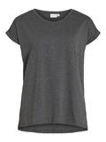 VIDREAMERS NEW PURE T-SHIRT/SU-NOOS dark grey melange