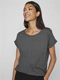 VIDREAMERS NEW PURE T-SHIRT/SU-NOOS dark grey melange