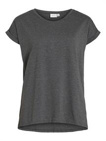 VIDREAMERS NEW PURE T-SHIRT/SU-NOOS dark grey melange