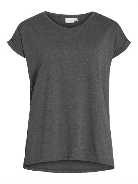 VIDREAMERS NEW PURE T-SHIRT/SU-NOOS dark grey melange