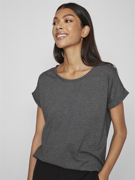 VIDREAMERS NEW PURE T-SHIRT/SU-NOOS dark grey melange