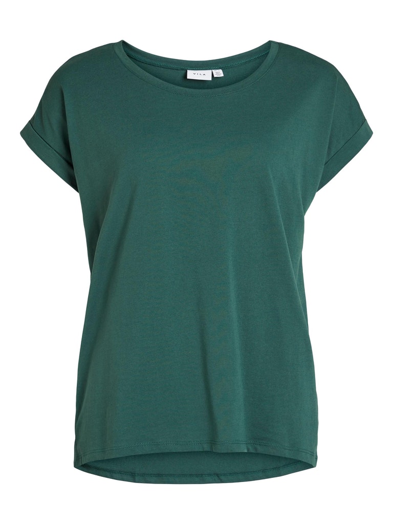 Vila Damen T-Shirt 14083083 Pineneedle - größe
